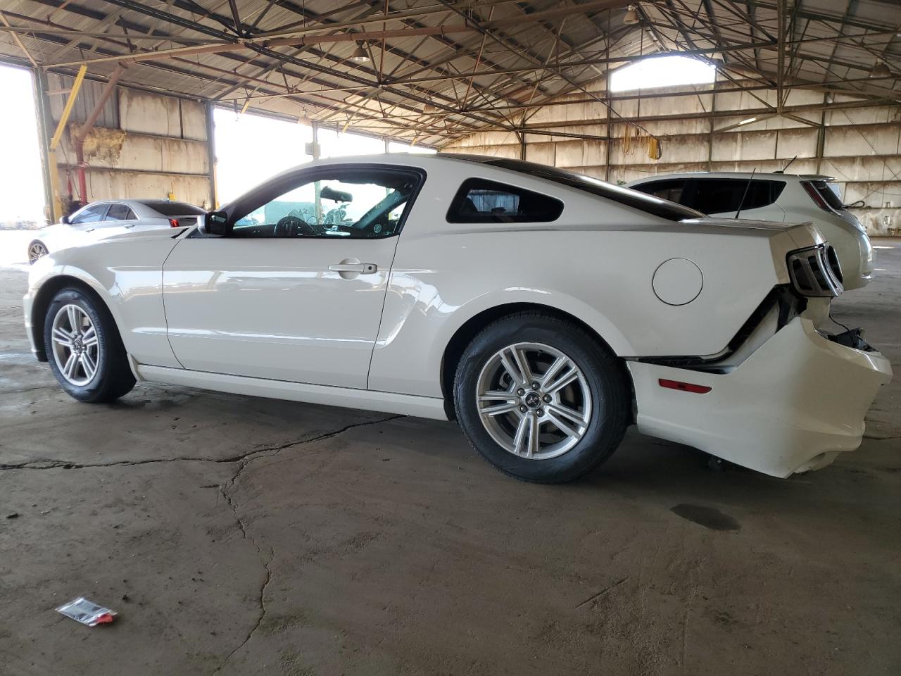 2013 Ford Mustang VIN 1ZVBP8AM4D5262632 Copart auction photo, side / rear end damage thumbnail 2