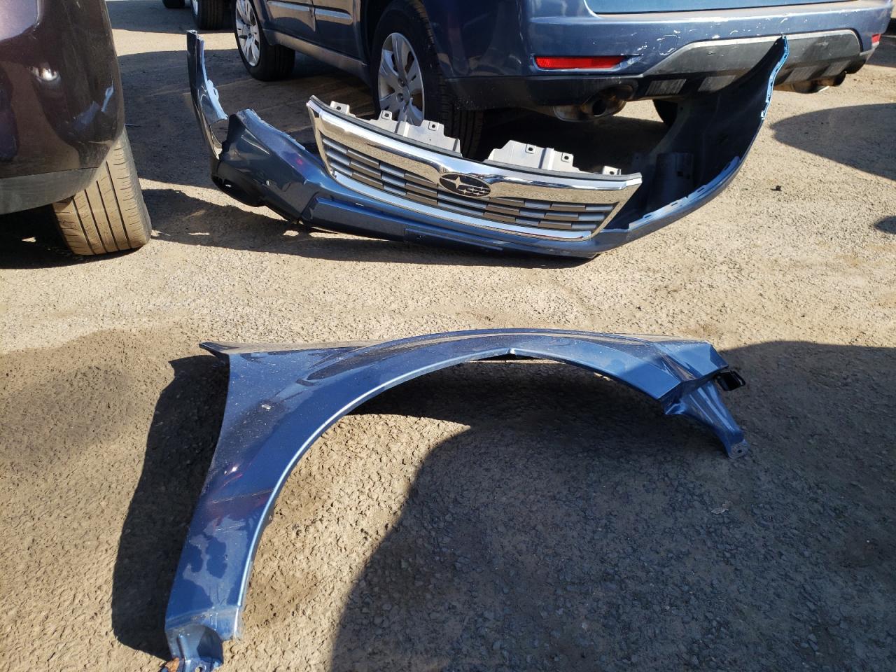 2010 Subaru Forester VIN JF2SH6AC4AH712660 Copart auction photo, front end / minor dent/scratches damage thumbnail 13