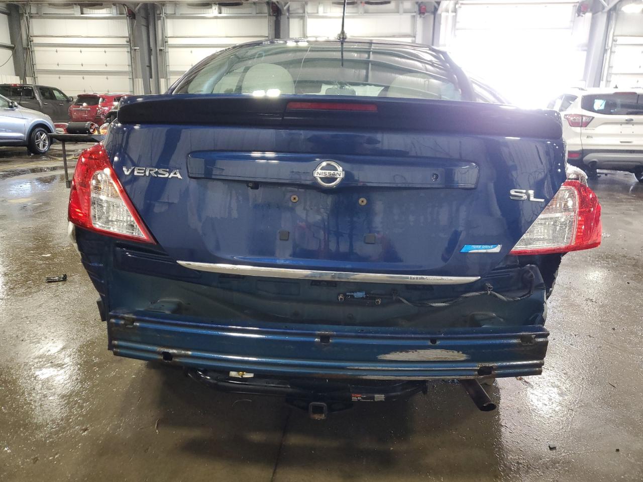 2014 Nissan Versa VIN 3N1CN7AP5EL877468 Copart auction photo, rear end / hail damage thumbnail 6
