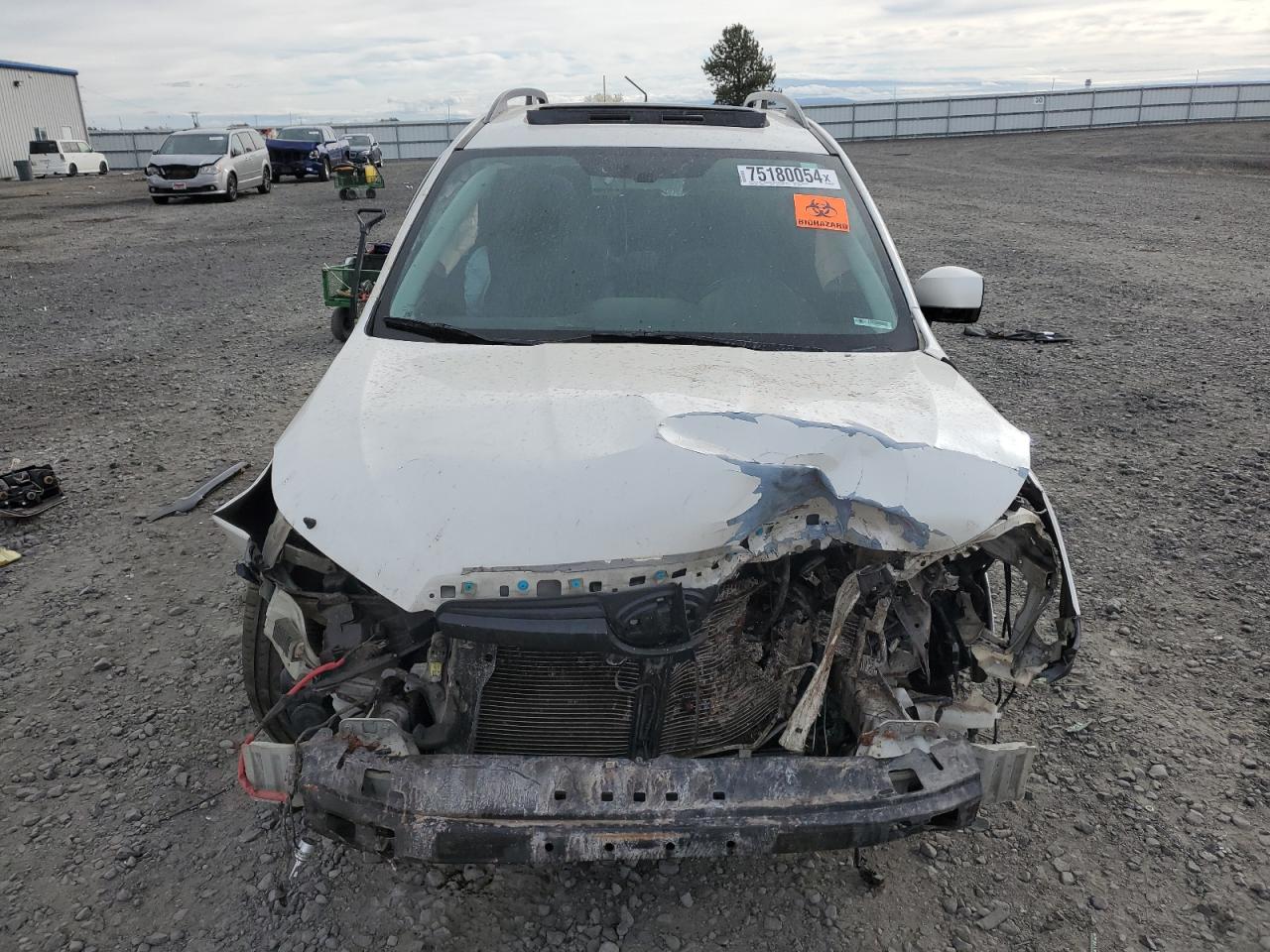 2014 Subaru Forester VIN JF2SJGDC5EH435318 Copart auction photo, front end / side damage thumbnail 5