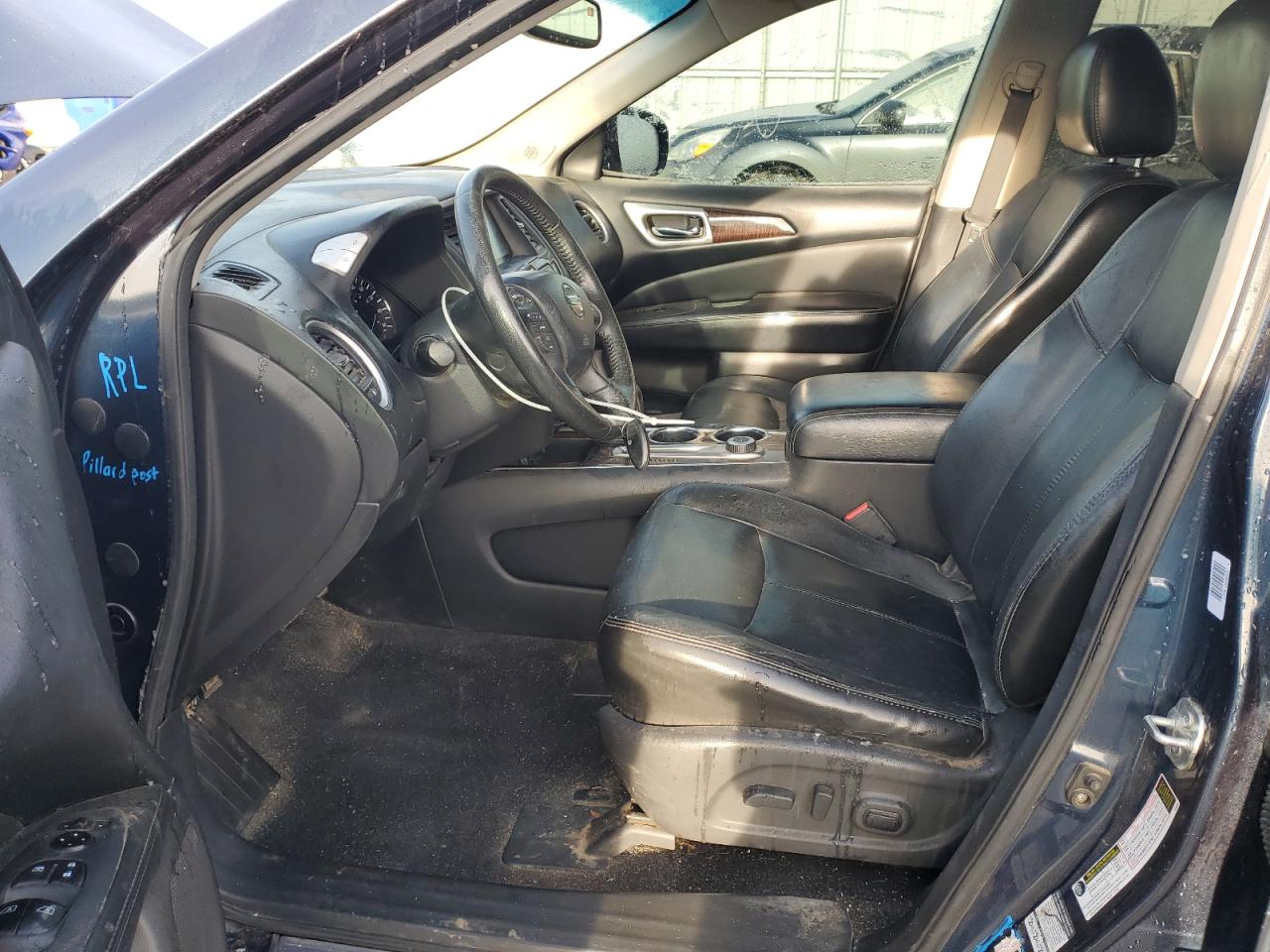 2013 Nissan Pathfinder VIN 5N1AR2MM7DC664833 Copart auction photo, side / front end damage thumbnail 7