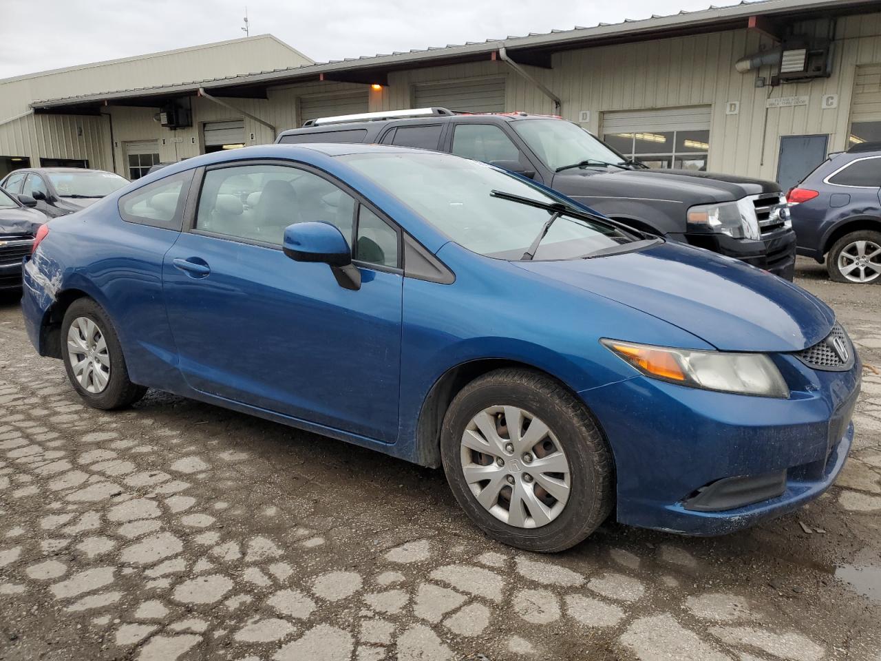 2012 Honda Civic VIN 2HGFG3B57CH548451 Copart auction photo, rear end / front end damage thumbnail 4