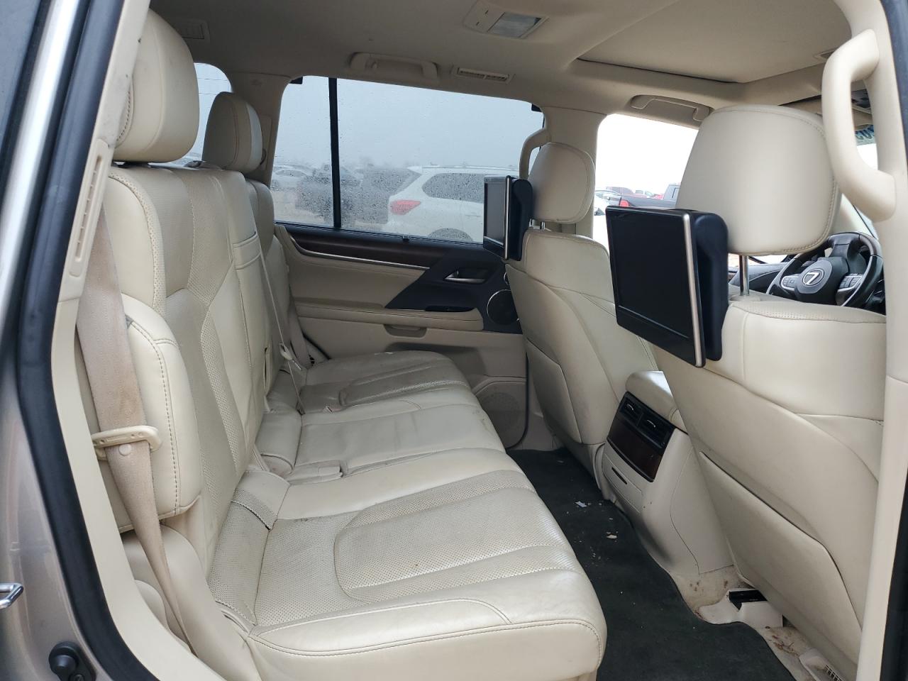 2016 Lexus LX VIN JTJHY7AX9G4195631 Copart auction photo, front end / side damage thumbnail 11