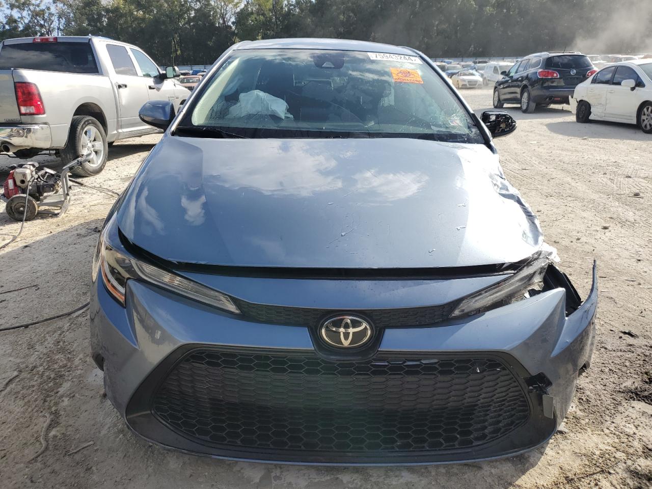 2021 Toyota Corolla VIN JTDEPMAE2MJ118960 Copart auction photo, front end / undercarriage damage thumbnail 5