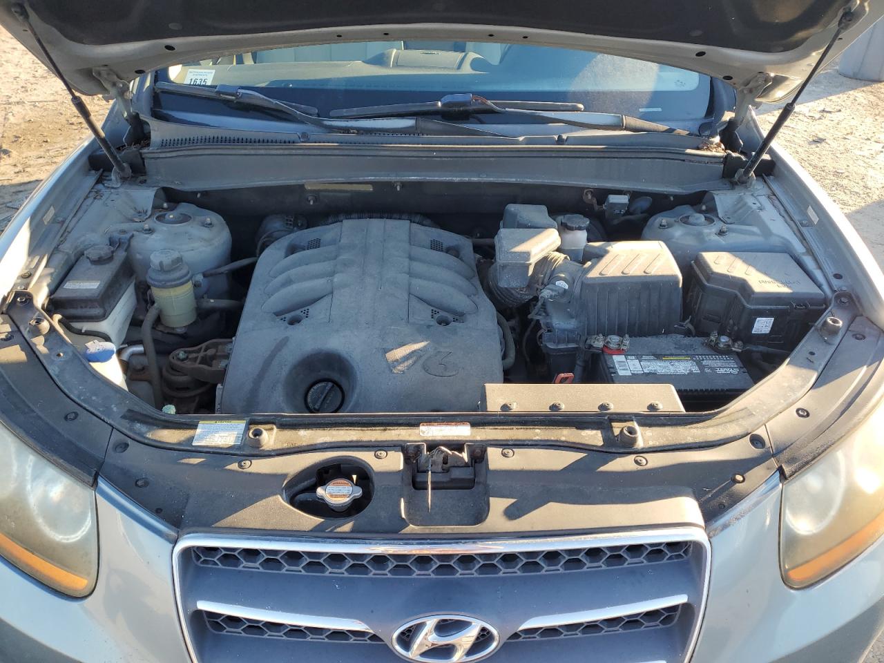 2008 Hyundai Santa Fe VIN 5NMSH13E78H212839 Copart auction photo, mechanical damage thumbnail 12