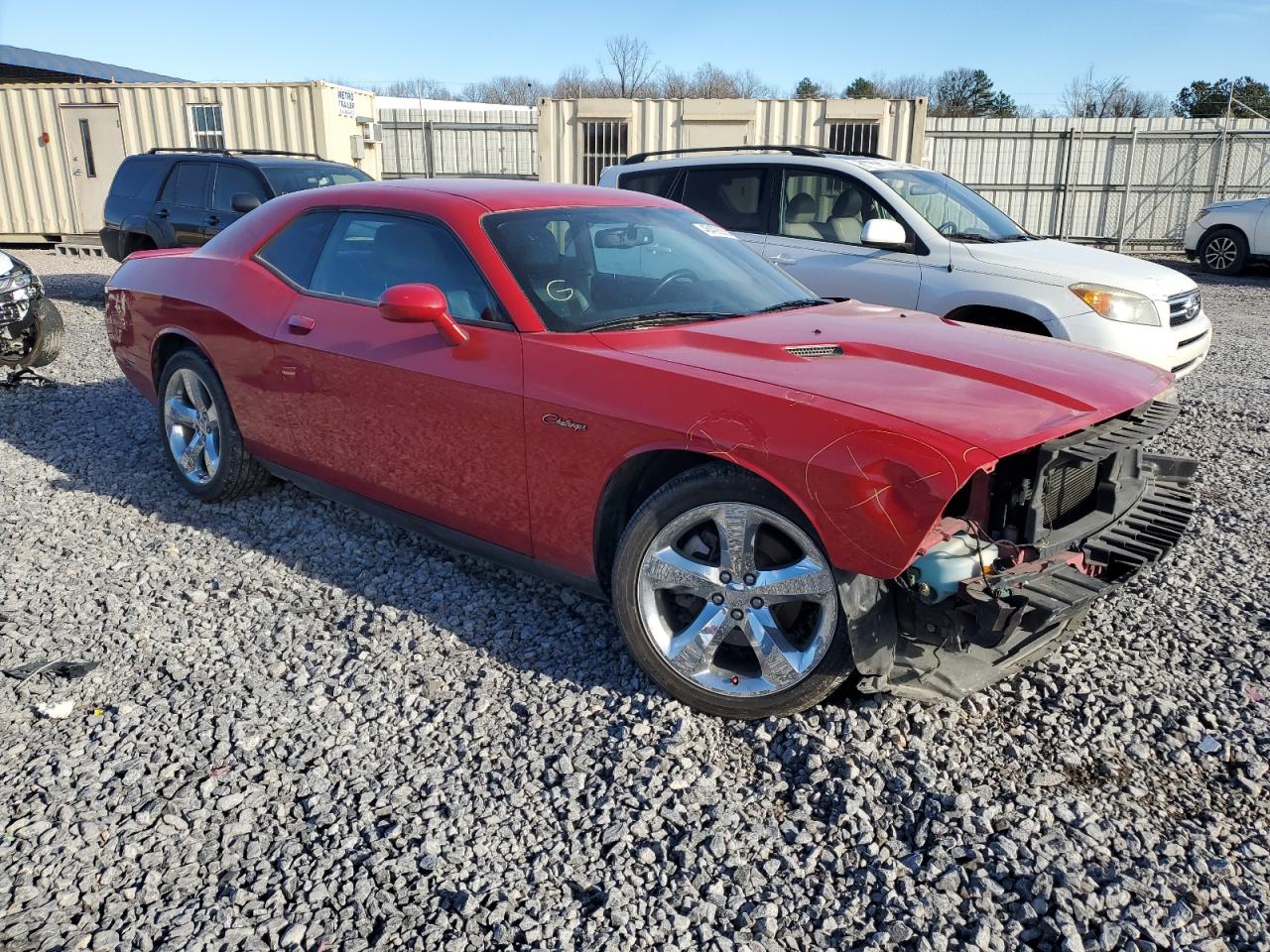 2012 Dodge Challenger VIN 2C3CDYAG5CH134311 Copart auction photo, front end damage thumbnail 4