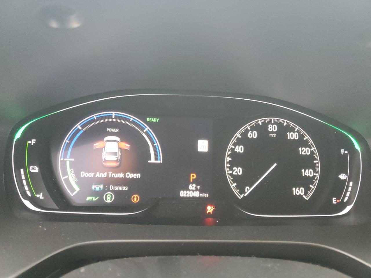 2019 Honda Insight VIN 19XZE4F96KE010788 Copart auction photo, front end / side damage thumbnail 9