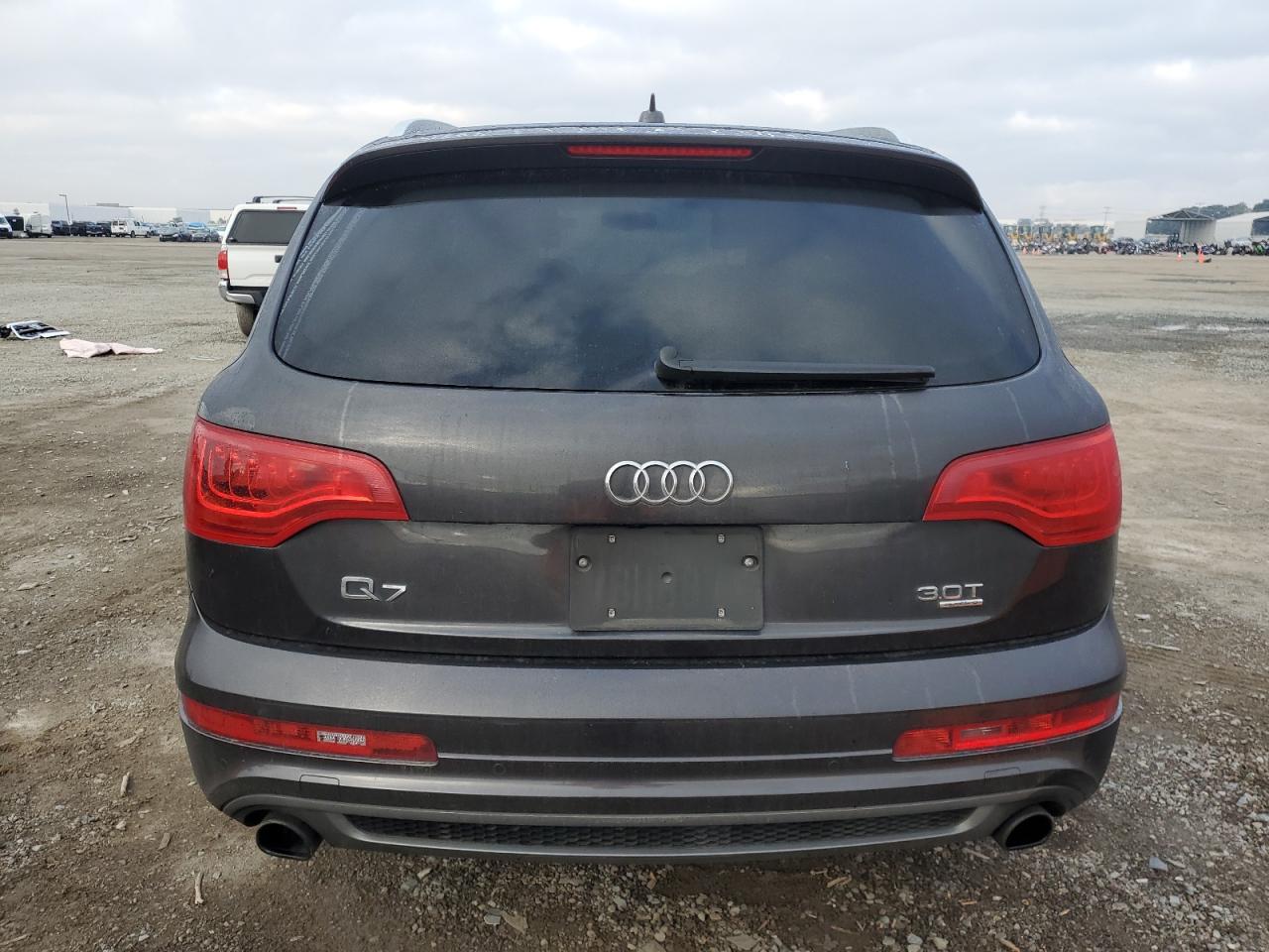 2014 Audi Q7 VIN WA1DGAFE3ED000736 Copart auction photo, side damage thumbnail 6