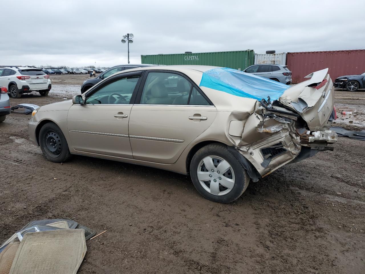 2002 Toyota Camry VIN 4T1BE32K62U073648 Copart auction photo, rear end damage thumbnail 2