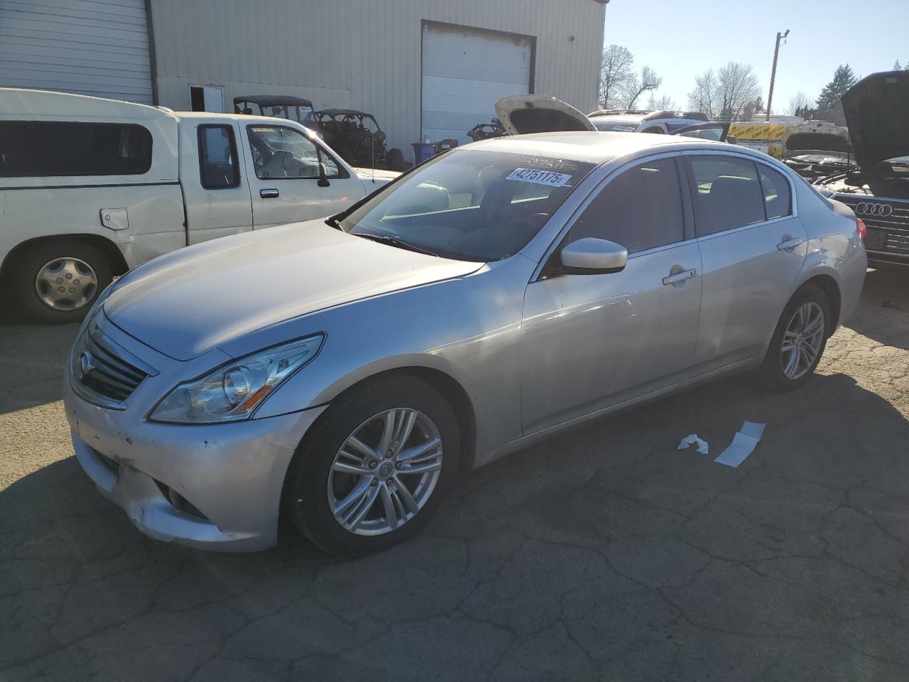 2012 Infiniti G VIN JN1CV6AR9CM971304