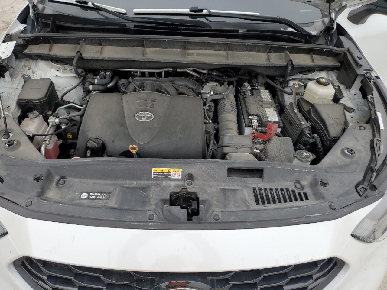 2022 Toyota Highlander VIN 5TDLZRBH9NS241022 Copart auction photo, side damage thumbnail 12