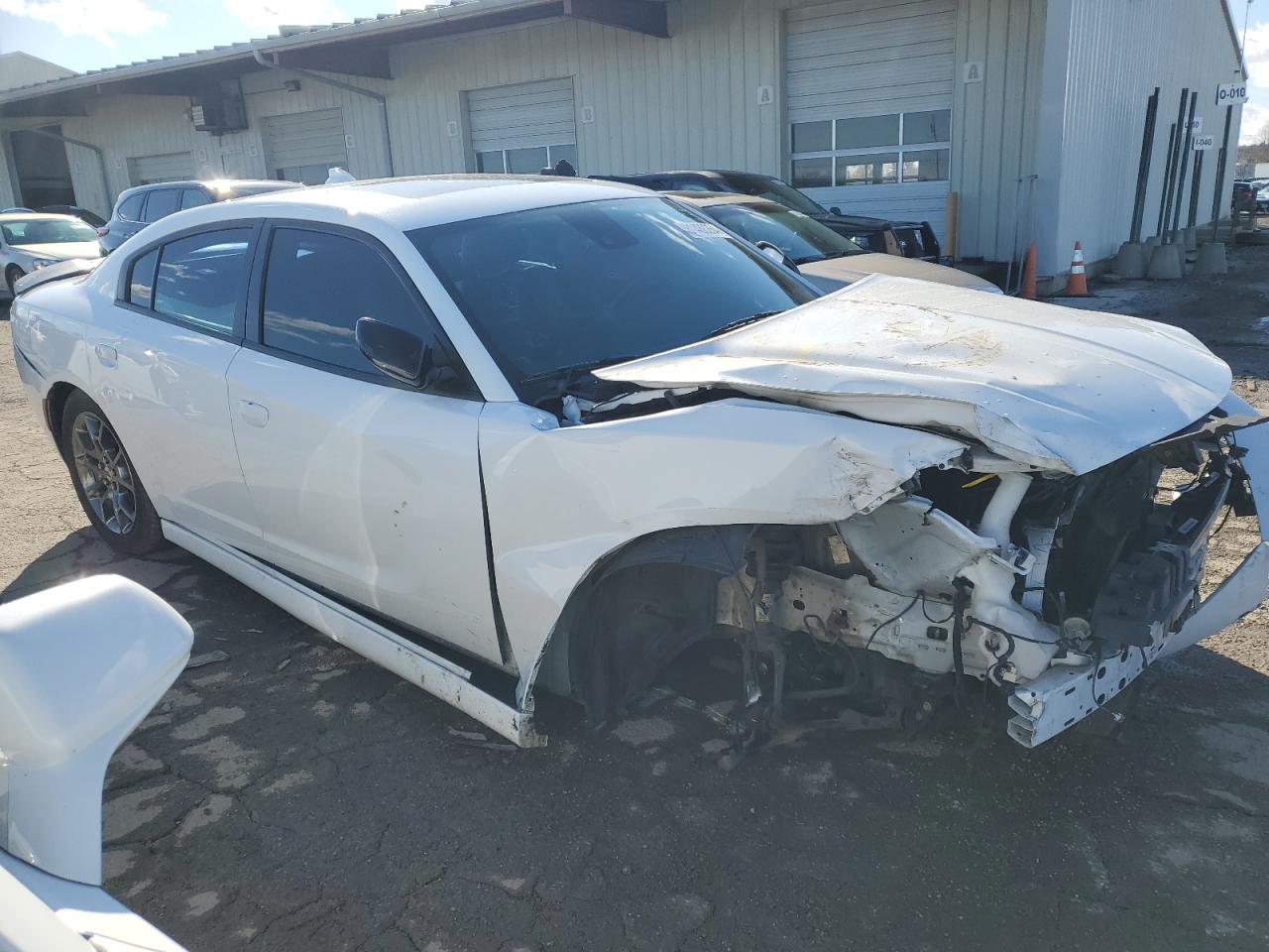 2017 Dodge Charger VIN 2C3CDXJG9HH599403 Copart auction photo, front end / all over damage thumbnail 4