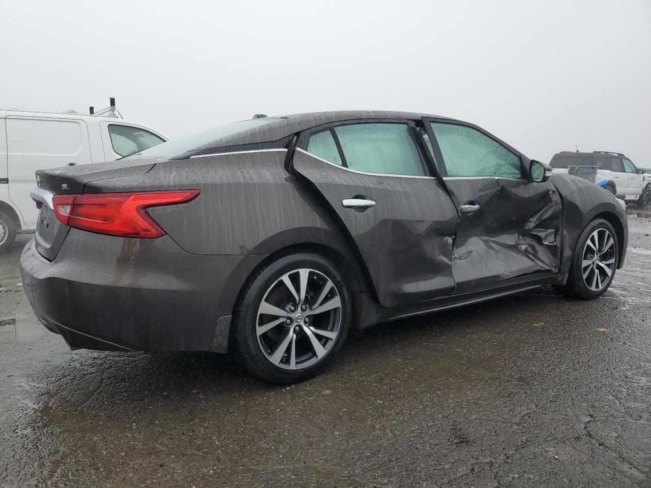 2017 Nissan Maxima VIN 1N4AA6AP8HC393665 Copart auction photo, side damage thumbnail 3