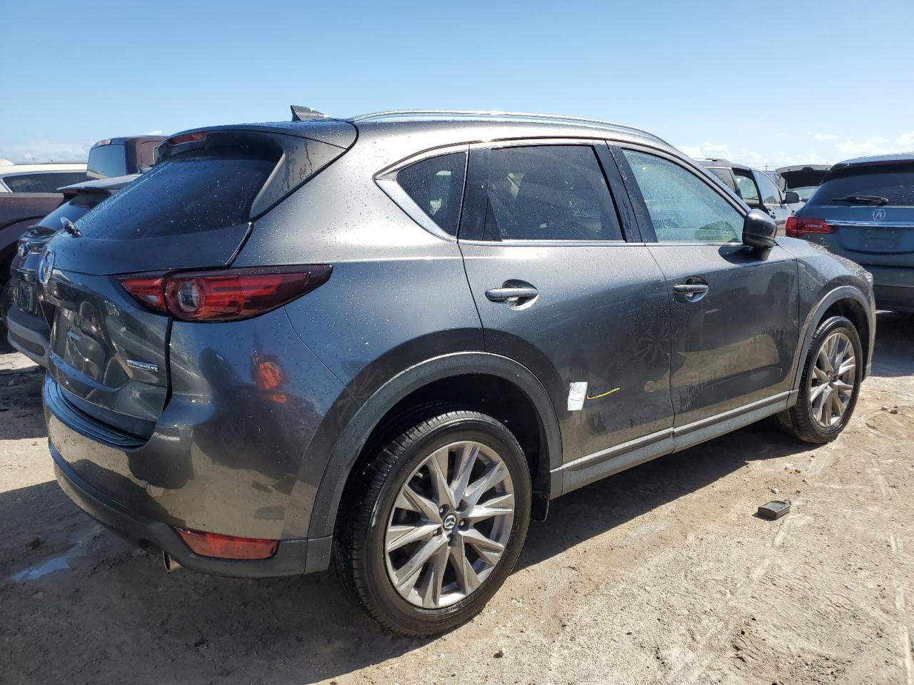 2020 Mazda CX-5 VIN JM3KFADM3L0826587 Copart auction photo, water/flood damage thumbnail 3
