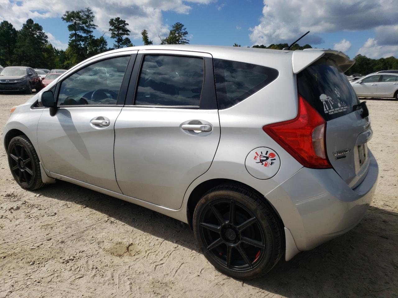 2014 Nissan Versa VIN 3N1CE2CPXEL433924 Copart auction photo, undercarriage / minor dent/scratches damage thumbnail 2