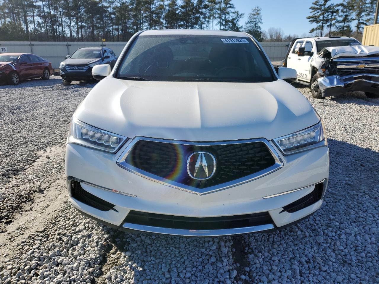 2017 Acura MDX VIN 5FRYD4H57HB037671 Copart auction photo, side / rear end damage thumbnail 5