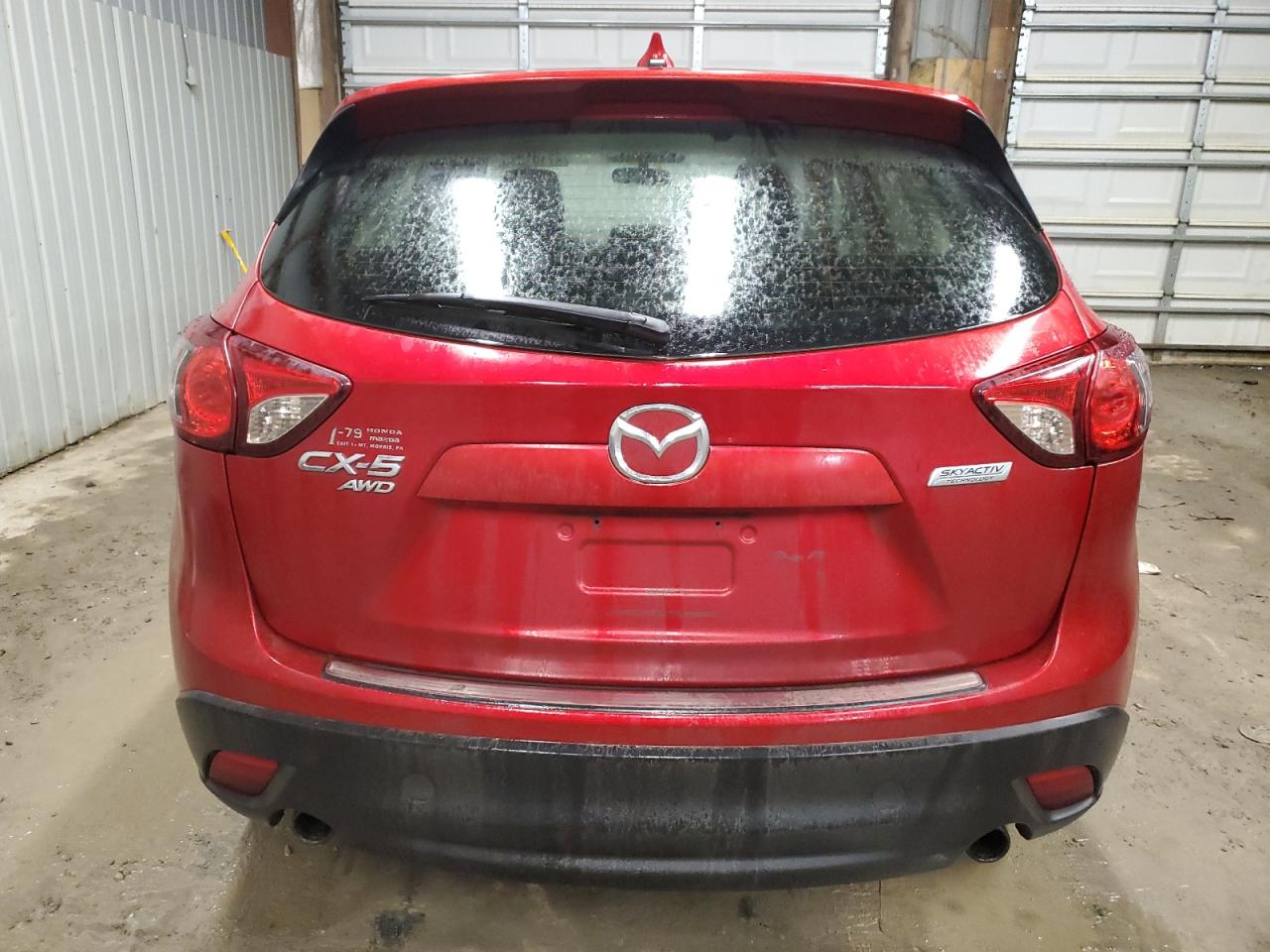 2014 Mazda CX-5 VIN JM3KE4BE5E0300870 Copart auction photo, front end / side damage thumbnail 6