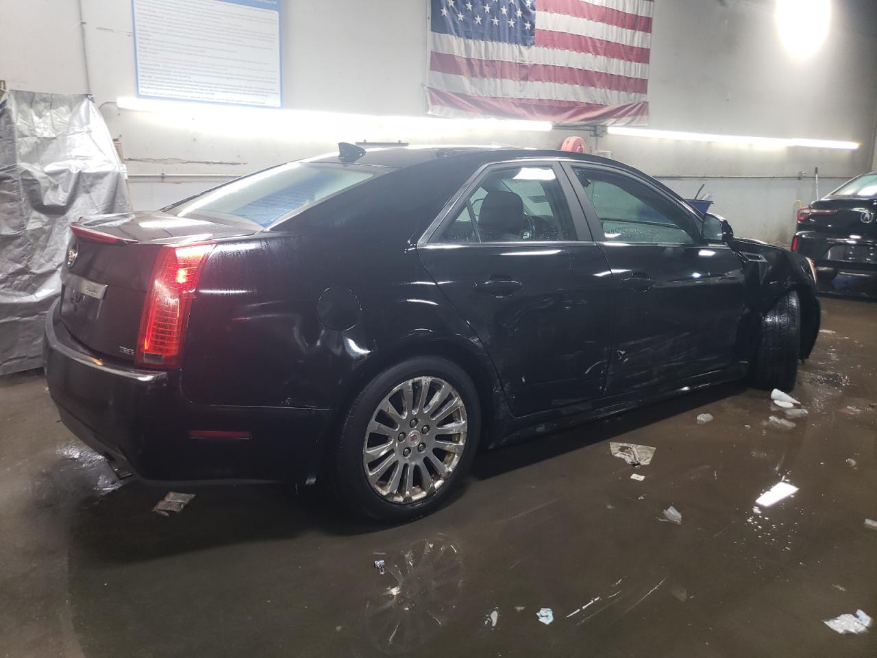 2013 Cadillac CTS VIN 1G6DS5E3XD0160729 Copart auction photo, front end / side damage thumbnail 3