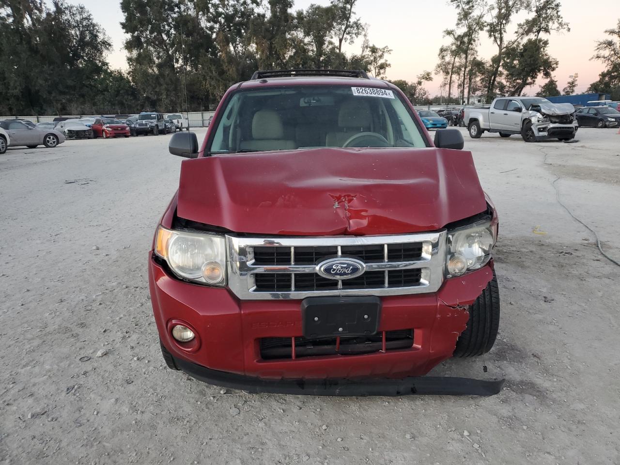 2010 Ford Escape VIN 1FMCU0DG5AKD42862 Copart auction photo, front end damage thumbnail 5