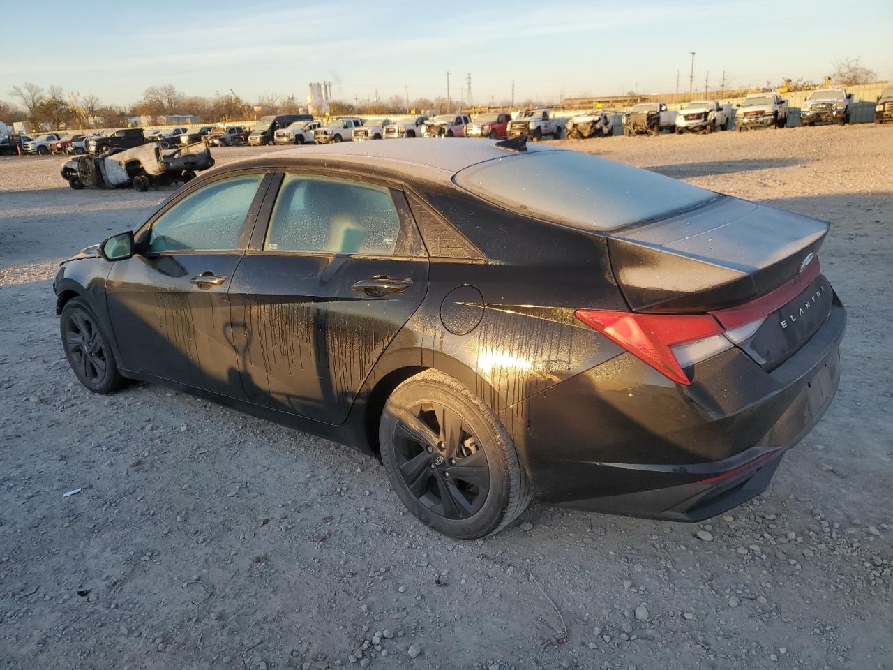 2022 Hyundai Elantra VIN KMHLM4AG3NU244578 Copart auction photo, front end / rear end damage thumbnail 2