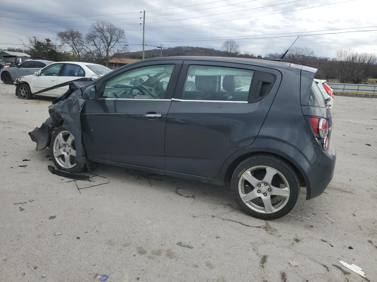 2014 Chevrolet Sonic VIN 1G1JE6SB5E4225546 Copart auction photo, front end damage thumbnail 2
