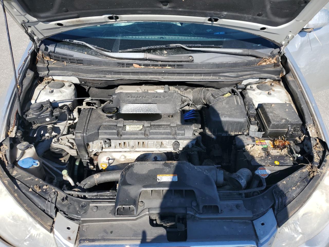 2008 Hyundai Elantra VIN KMHDU46D58U274642 Copart auction photo, all over / rollover damage thumbnail 11