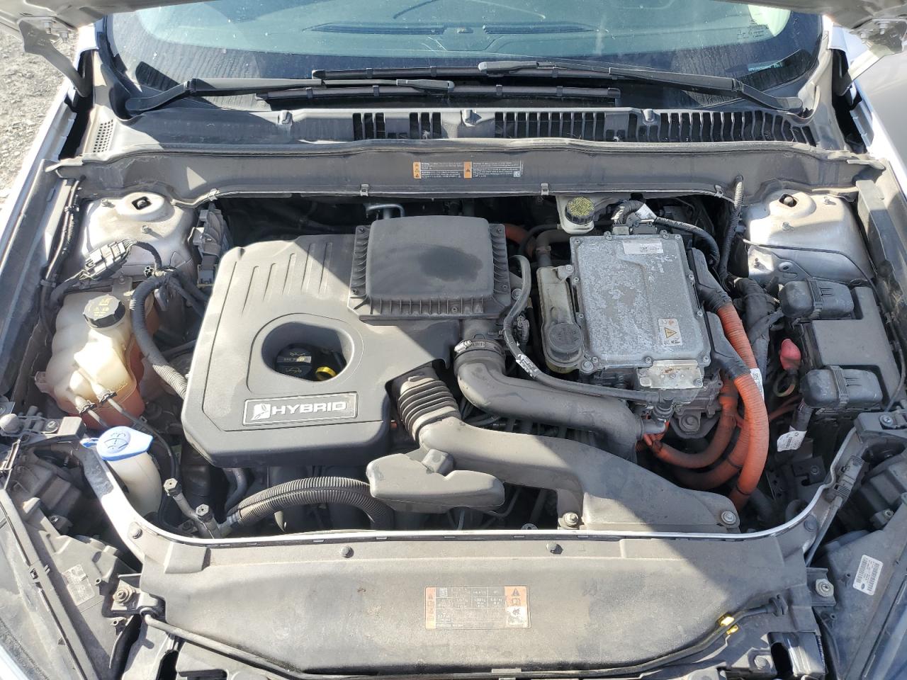 2014 Ford Fusion VIN 3FA6P0LU5ER256216 Copart auction photo, rear end / side damage thumbnail 12