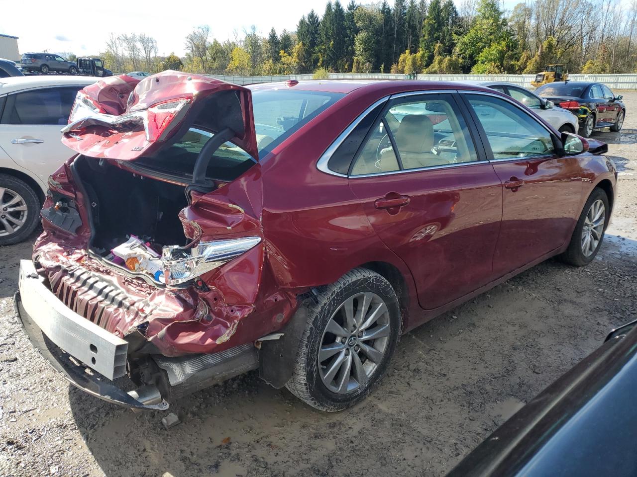 2016 Toyota Camry VIN 4T1BF1FK9GU612587 Copart auction photo, front end / rear end damage thumbnail 3