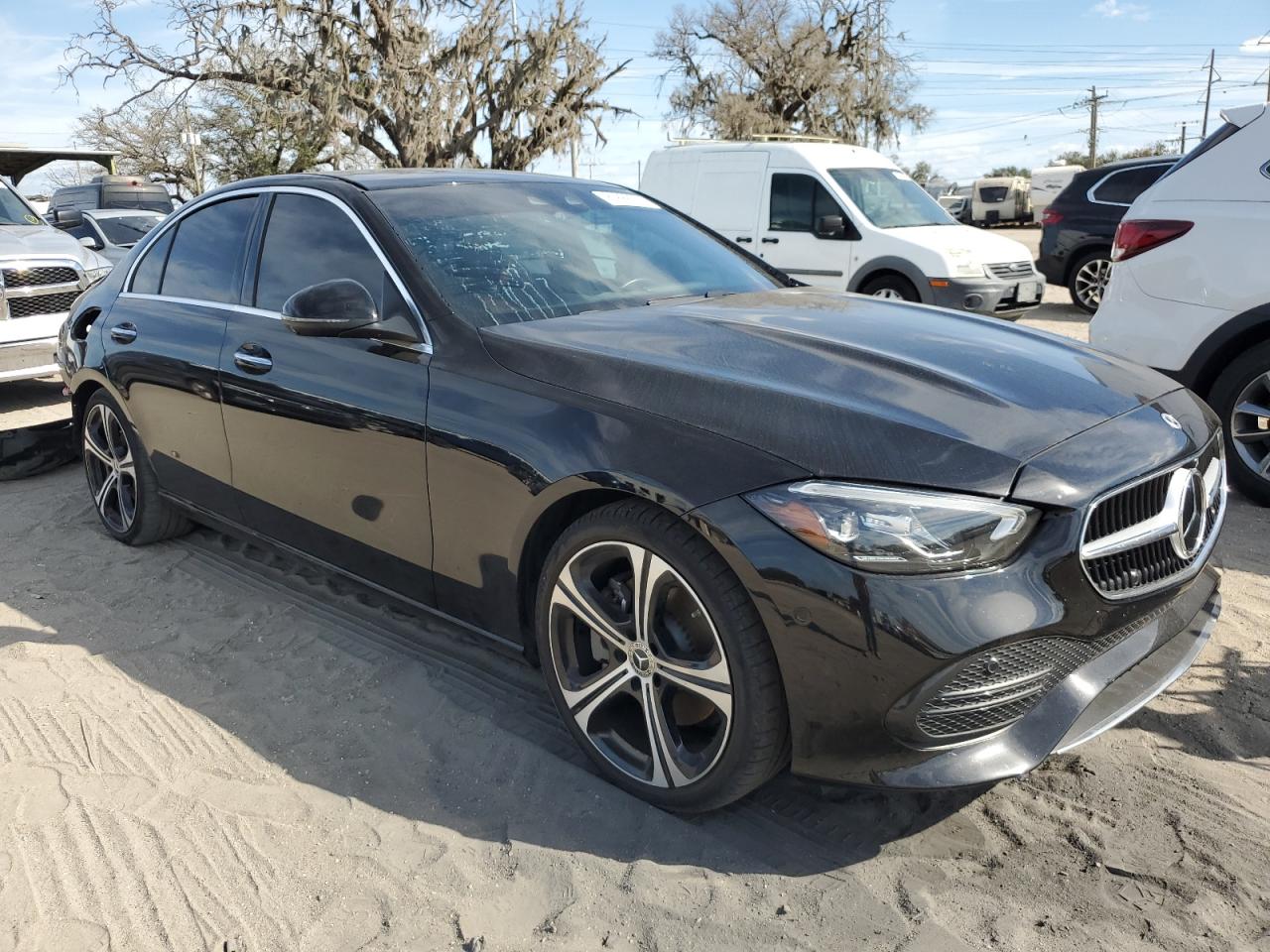 2023 Mercedes-Benz C-klasse VIN W1KAF4GB1PR137414 Copart auction photo, all over damage thumbnail 4