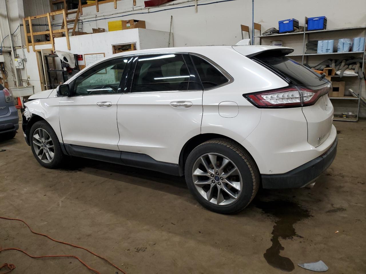 2015 Ford Edge VIN 2FMPK4K99FBB24721 Copart auction photo, front end / side damage thumbnail 2