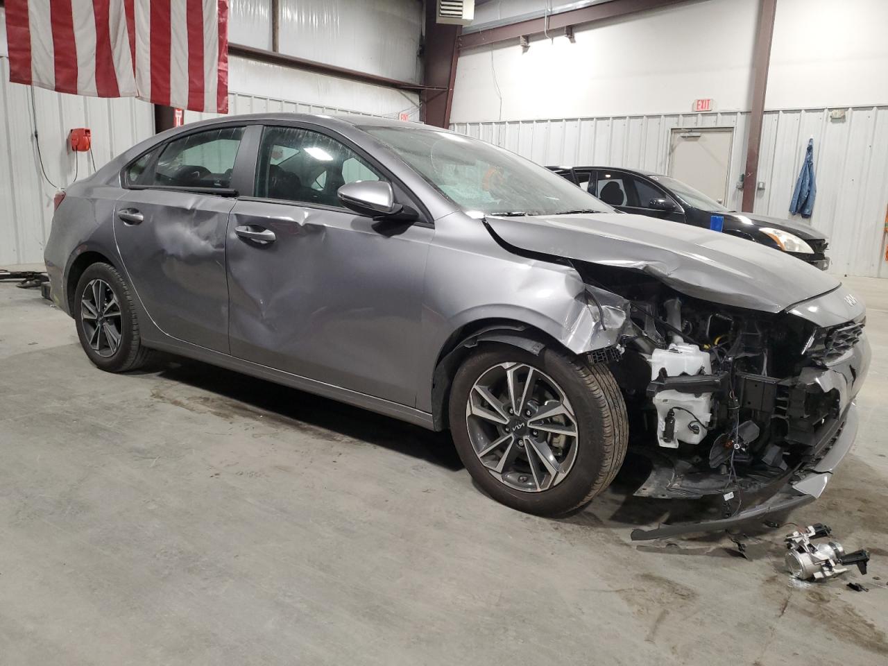 2024 KIA Forte VIN 3KPF24ADXRE826422 Copart auction photo, front end / side damage thumbnail 4