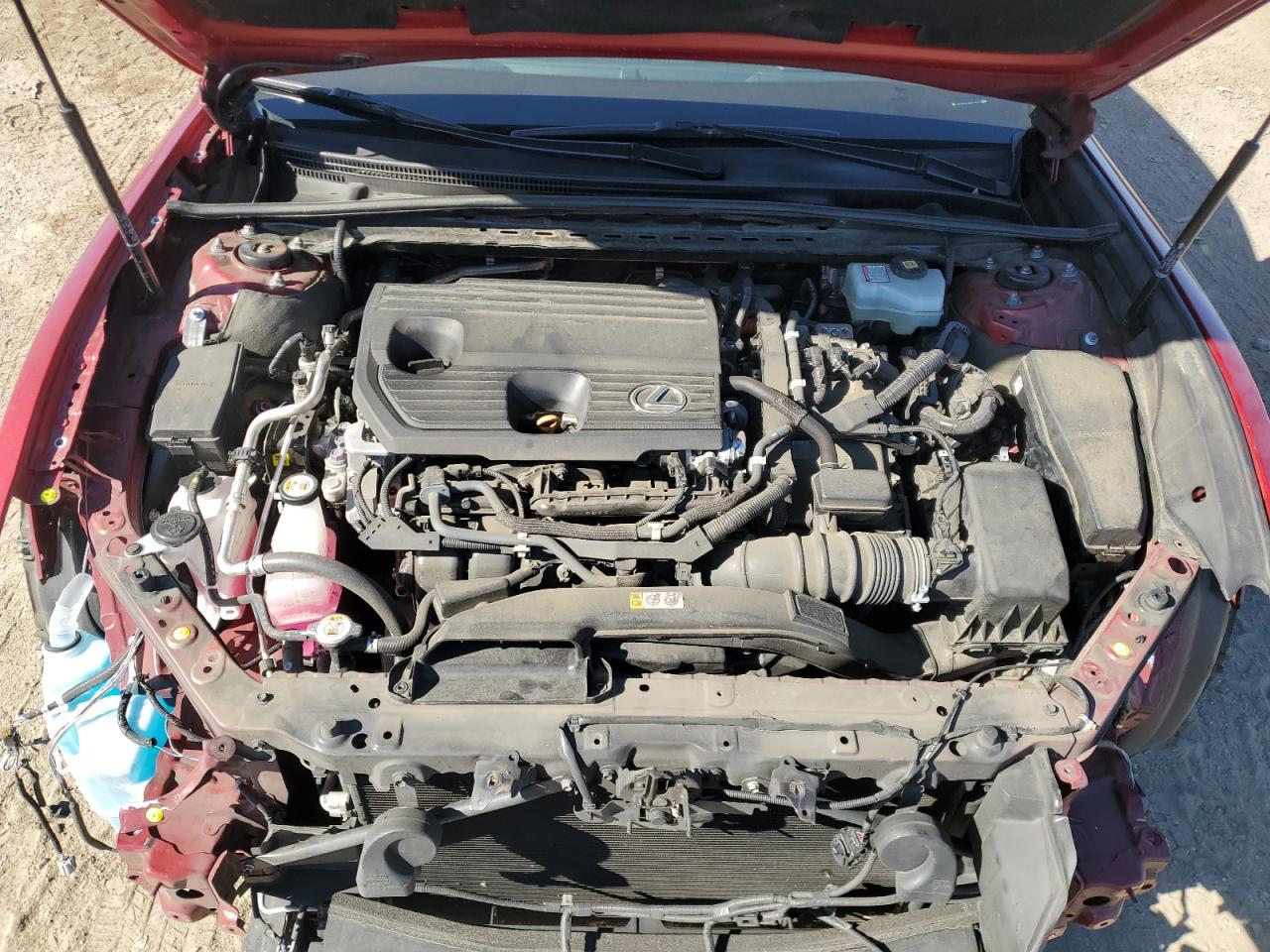 2022 Lexus ES VIN 58ADA1C16NU018578 Copart auction photo, front end / minor dent/scratches damage thumbnail 11