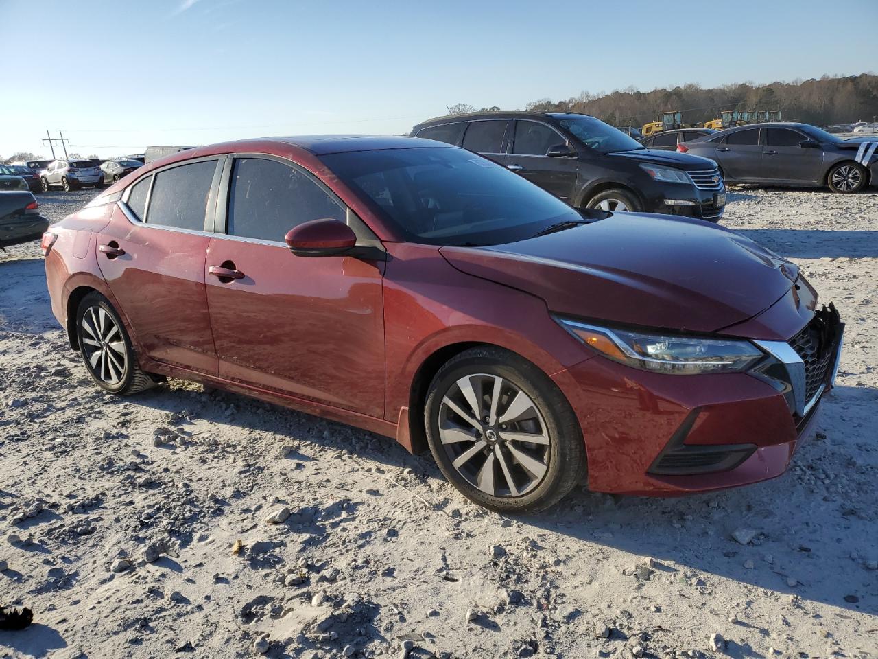 2020 Nissan Sentra VIN 3N1AB8CV2LY309048 Copart auction photo, front end damage thumbnail 4