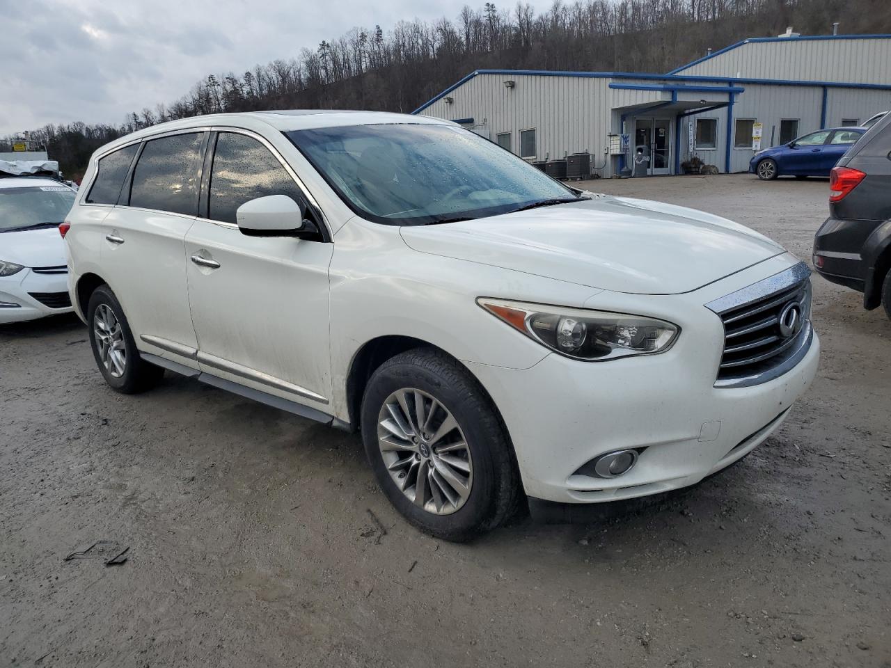 2013 Infiniti JX VIN 5N1AL0MM0DC302557 Copart auction photo, rear end damage thumbnail 4
