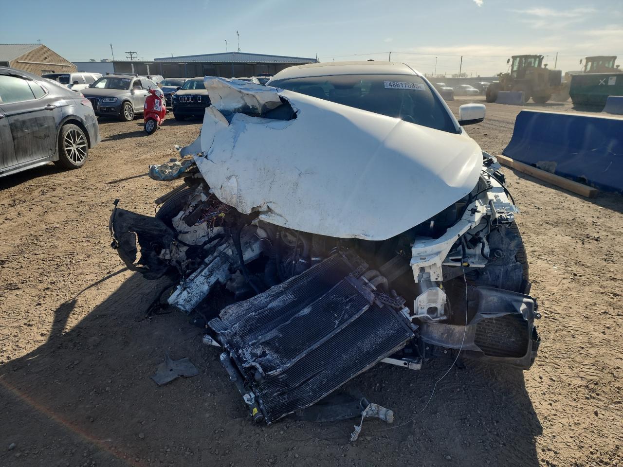 2014 Maserati Ghibli VIN ZAM57RTAXE1092970 Copart auction photo, front end / all over damage thumbnail 5