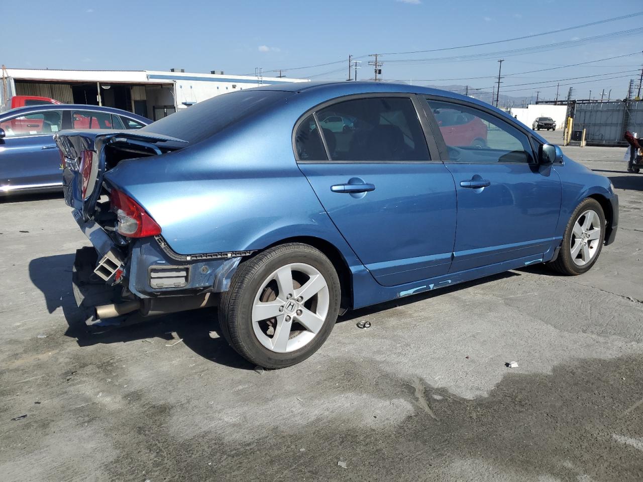 2010 Honda Civic VIN 19XFA1F50AE076746 Copart auction photo, rear end damage thumbnail 3