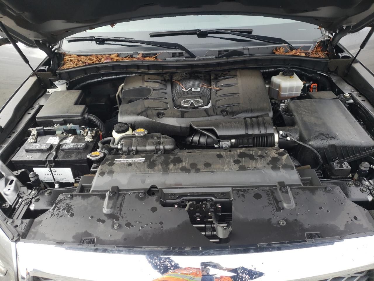 2019 Infiniti QX80 VIN JN8AZ2NF2K9687696 Copart auction photo, side / rear end damage thumbnail 14