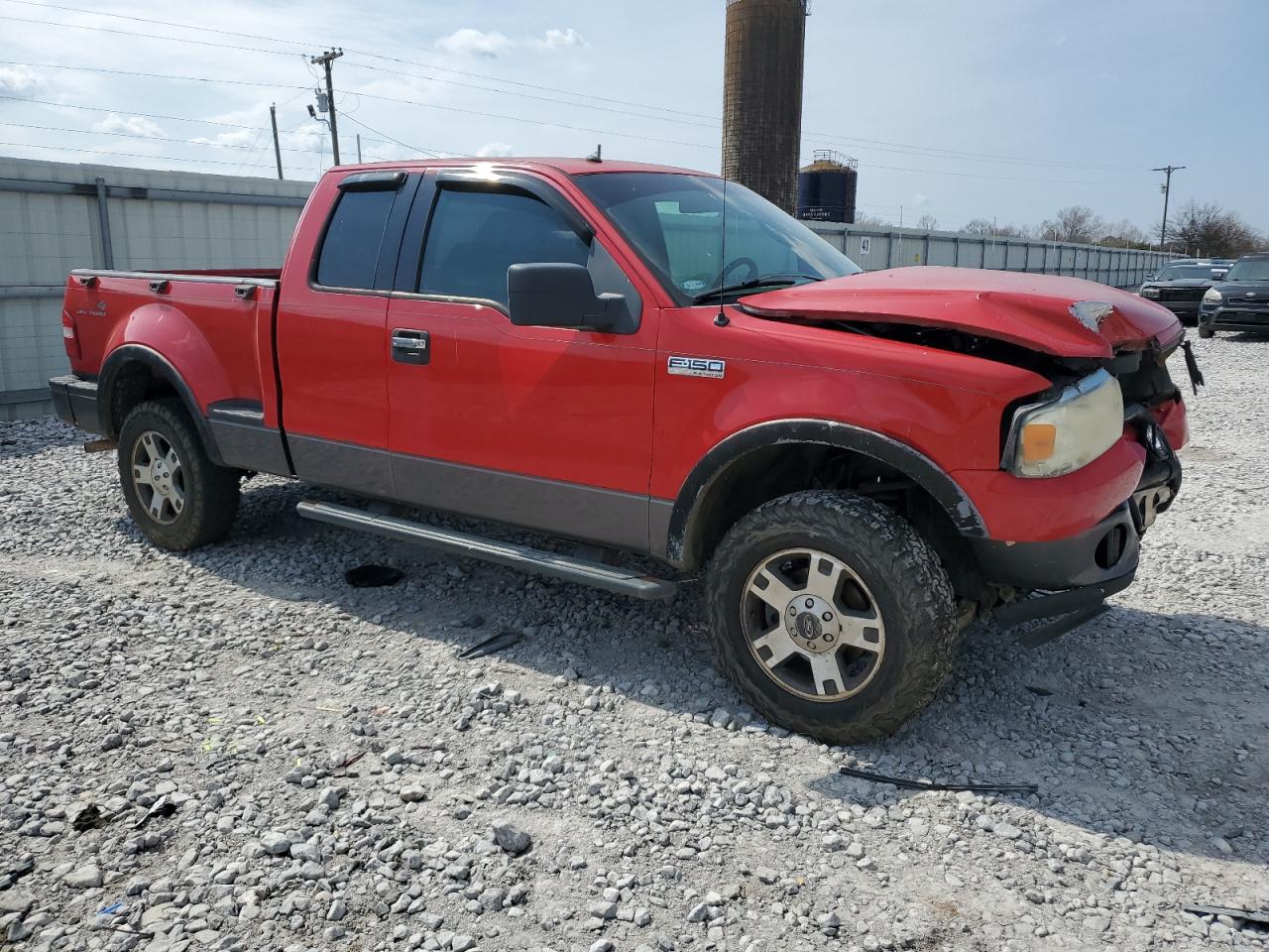 2006 Ford F-150 VIN 1FTPX045X6KD06183 Copart auction photo, front end damage thumbnail 4