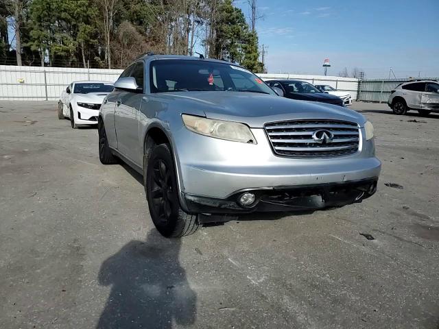 2004 Infiniti FX VIN JNRAS08WX4X223618 Copart auction photo, side / rear end damage thumbnail 12
