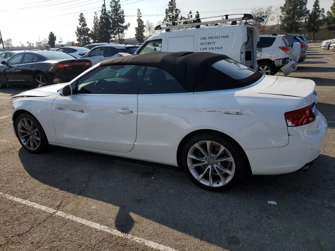 2013 Audi A5 VIN WAUJFAFH0DN007218 Copart auction photo, all over damage thumbnail 2