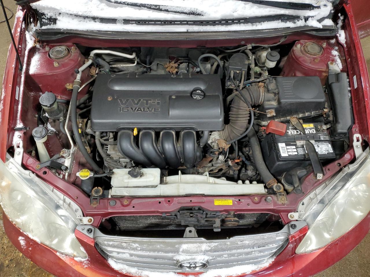 2004 Toyota Corolla VIN 1NXBR32EX4Z244547 Copart auction photo, front end / minor dent/scratches damage thumbnail 11