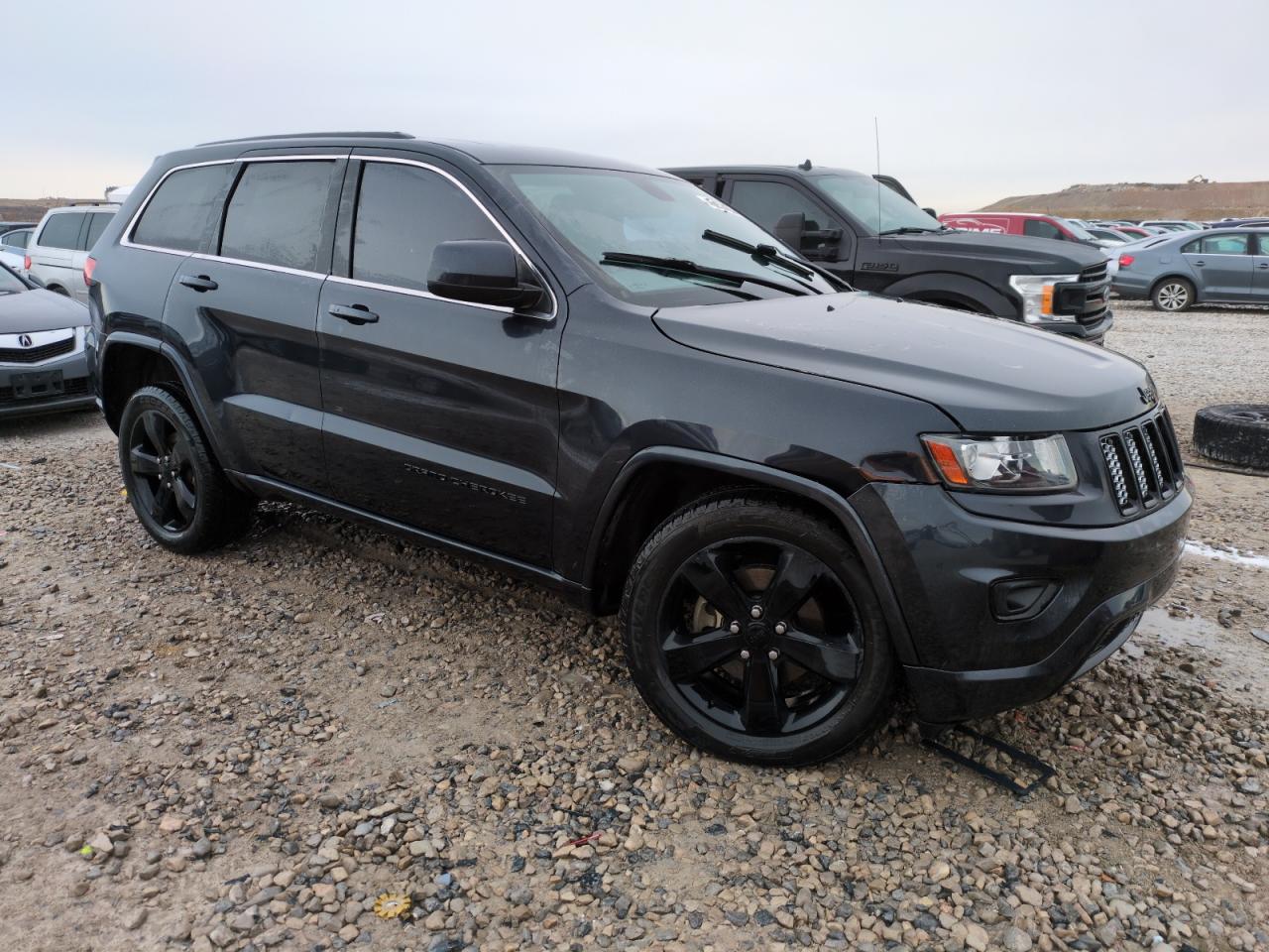 2014 Jeep Grand Cherokee VIN 1C4RJFAG3EC479393 Copart auction photo, side damage thumbnail 4