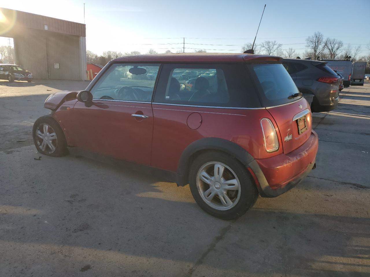 2006 MINI Cooper VIN WMWRC33576TJ77687 Copart auction photo, front end / side damage thumbnail 2