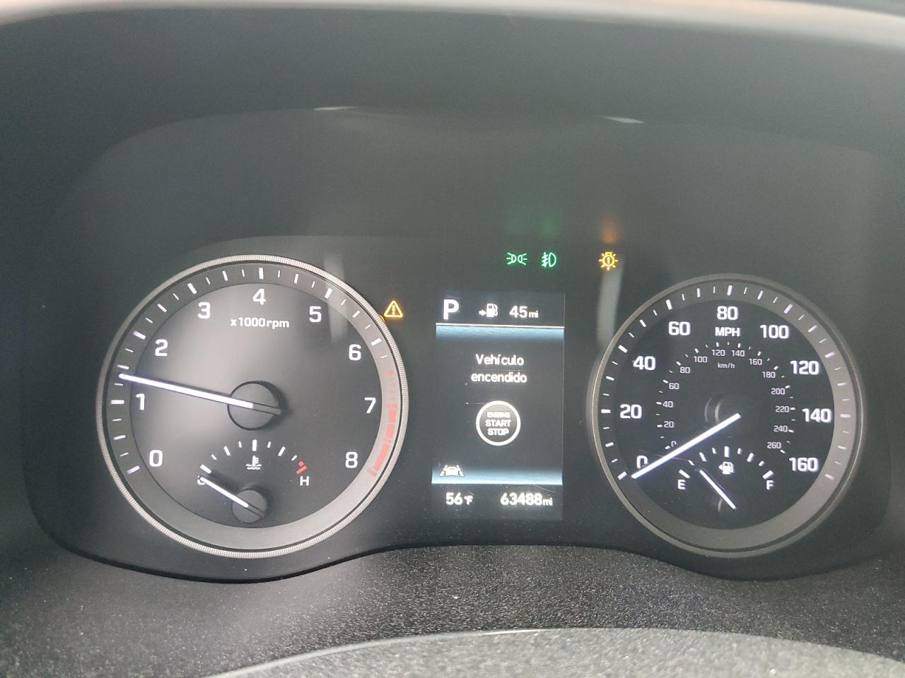2020 Hyundai Tucson VIN KM8J33AL5LU238795 Copart auction photo, front end damage thumbnail 9