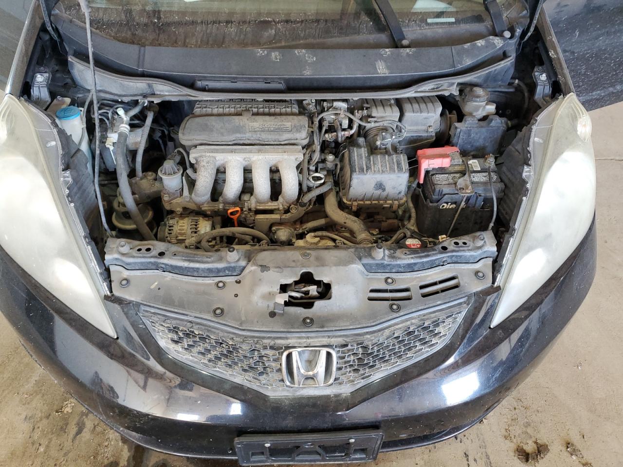 2013 Honda Fit VIN JHMGE8H35DC070769 Copart auction photo, water/flood / mechanical damage thumbnail 11