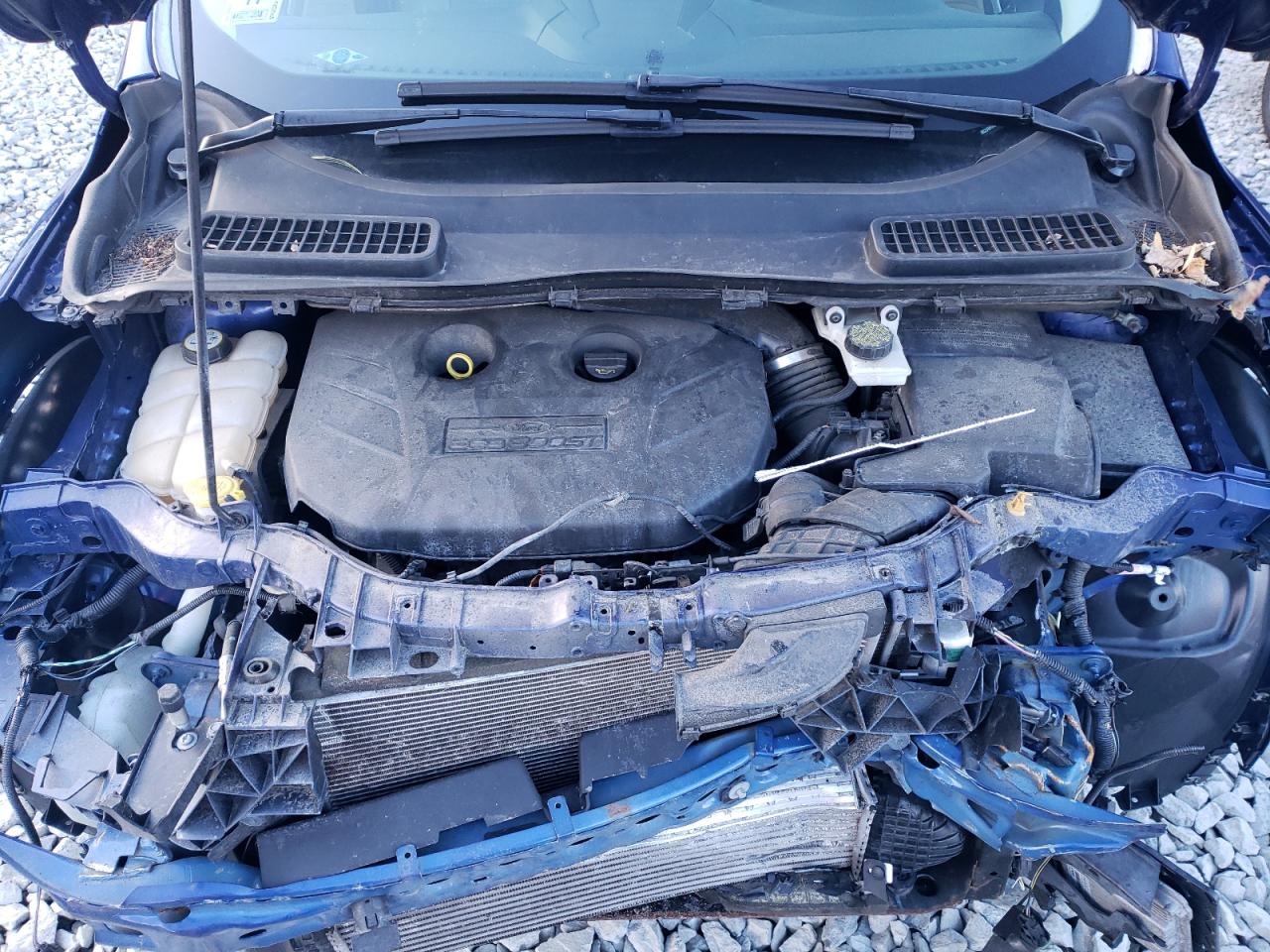 2013 Ford Escape VIN 1FMCU9H98DUC77482 Copart auction photo, front end / minor dent/scratches damage thumbnail 11