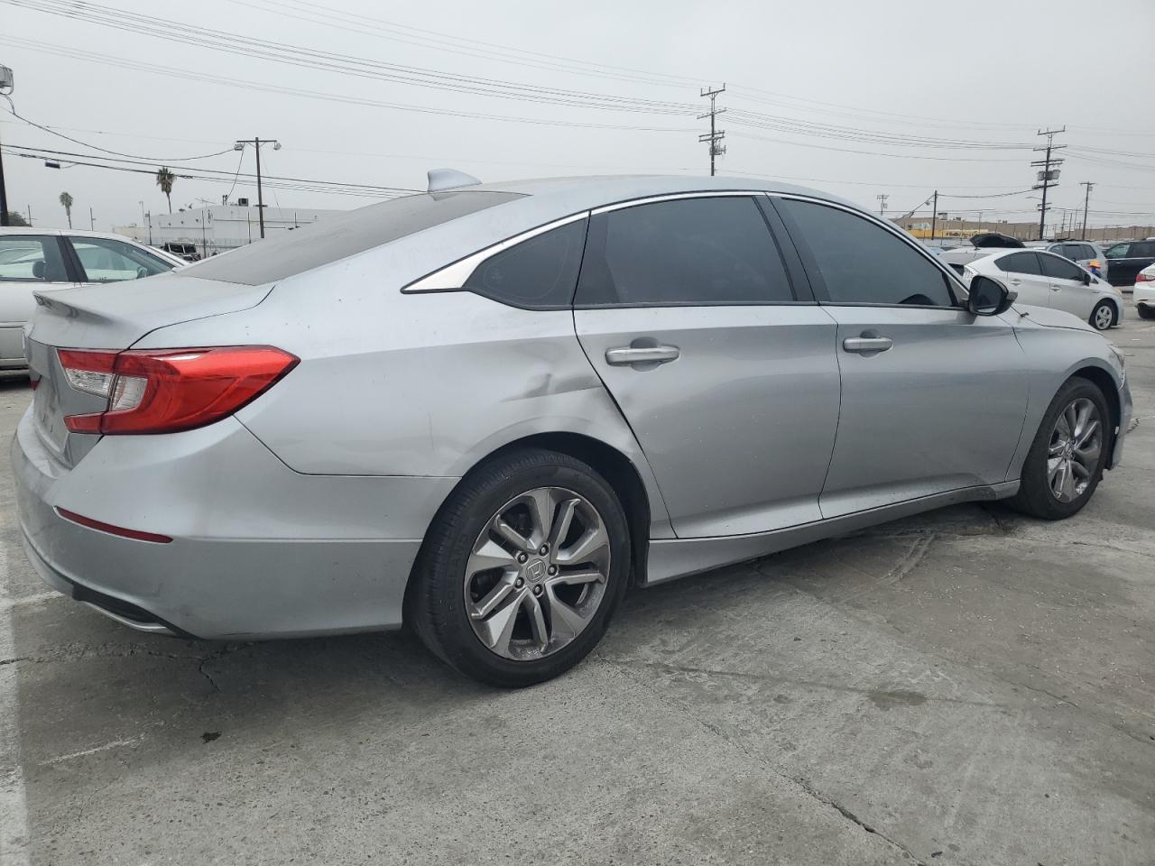 2019 Honda Accord VIN 1HGCV1F18KA049241 Copart auction photo, side / stripped damage thumbnail 3