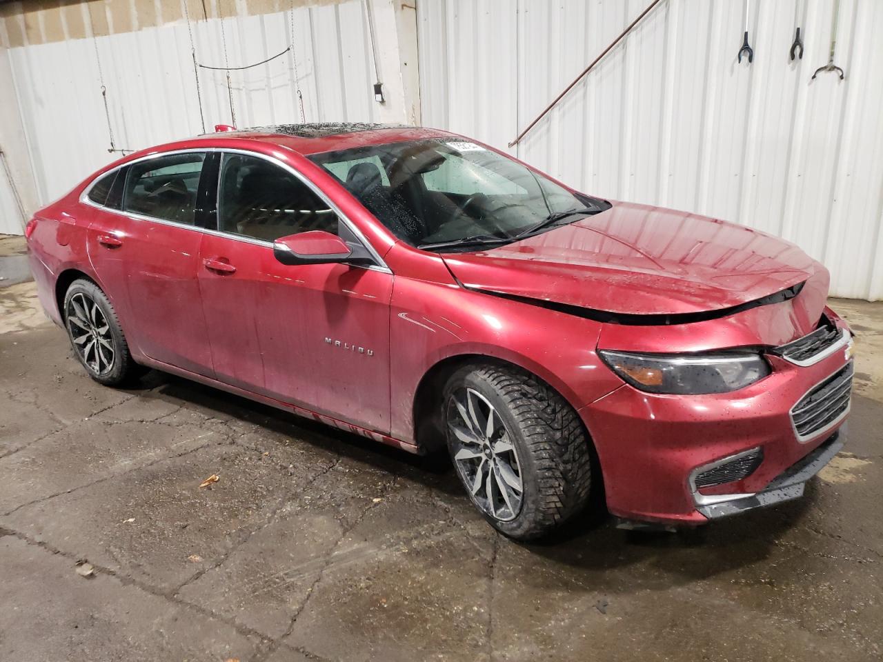 2016 Chevrolet Malibu VIN 1G1ZE5ST3GF203963 Copart auction photo, front end damage thumbnail 4