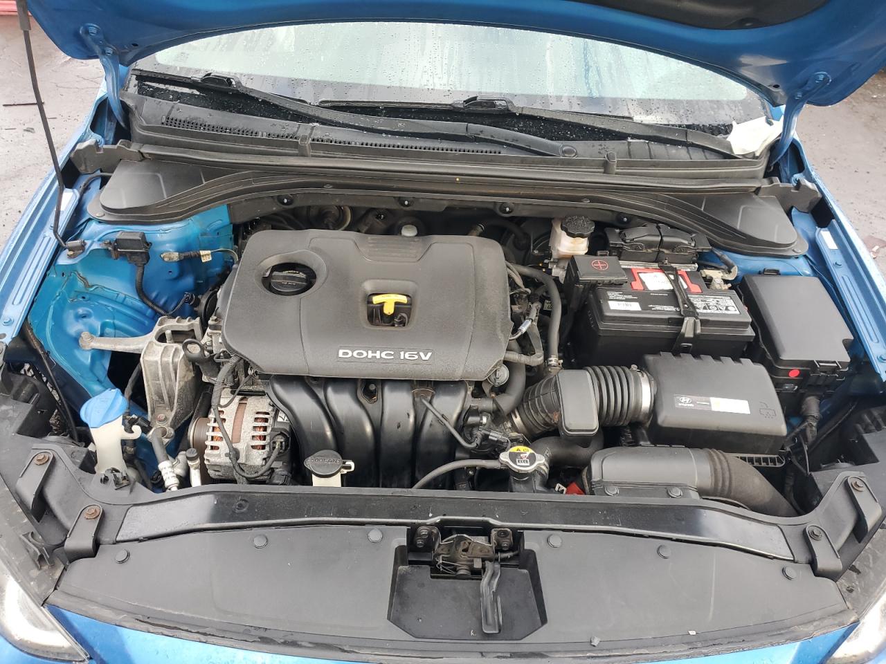 2017 Hyundai Elantra VIN KMHD84LFXHU076245 Copart auction photo, front end damage thumbnail 11
