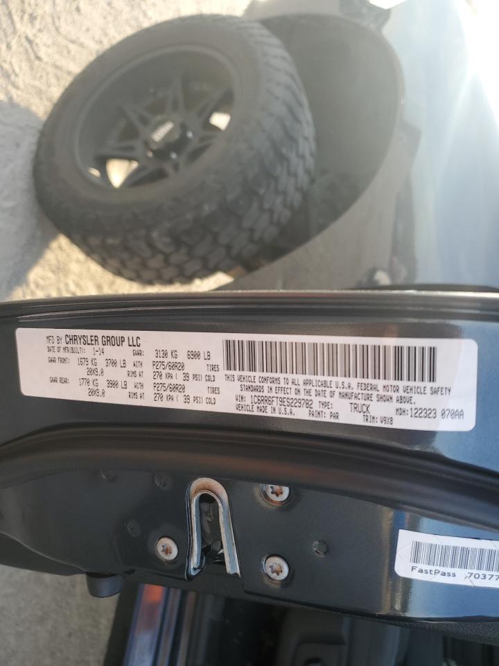 2014 RAM 1500 VIN 1C6RR6FT9ES229782 Copart auction photo, rear end / undercarriage damage thumbnail 15